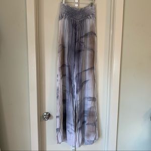 Impeccable pig gray wide leg pants